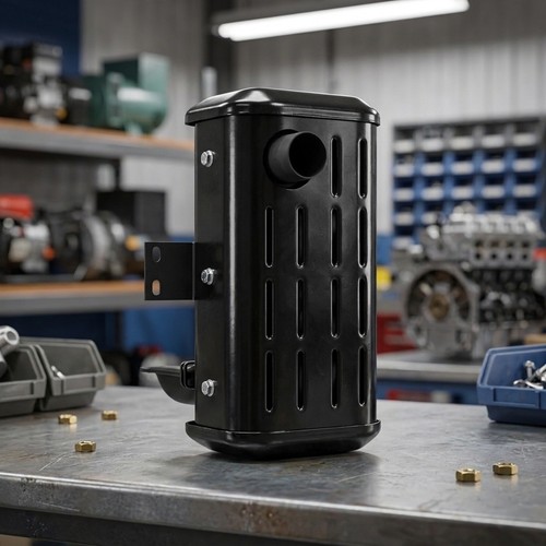 Compact exhaust silencer - exhaust,
