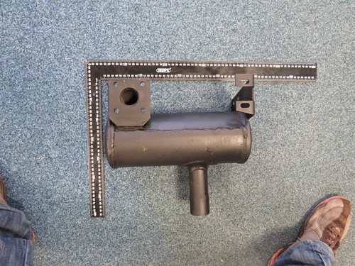 Exhaust silencer muffler