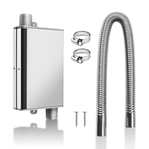 Upgraded muffler with - upgraded,